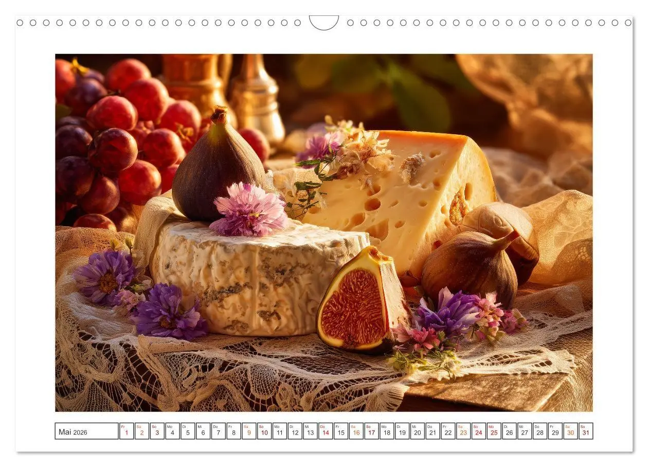 Bild: 9783516744750 | Genuss Momente (Wandkalender 2026 DIN A3 quer), CALVENDO...