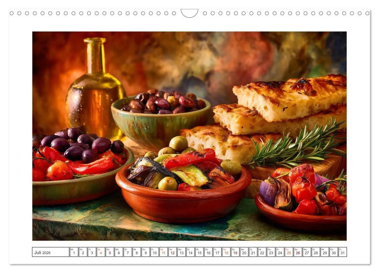 Bild: 9783516744750 | Genuss Momente (Wandkalender 2026 DIN A3 quer), CALVENDO...