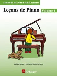 Cover: 9789043134750 | Méthode de piano Hal Leonard vol.4 - Lecons (+CD) pour piano (frz)