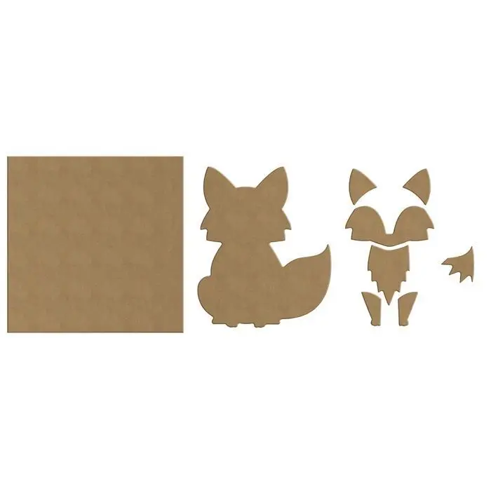 Bild: 3660016854850 | ALADINE - 3D-Holzbild zum Bemalen Fuchs | Deutsch | 2025 | ALADINE