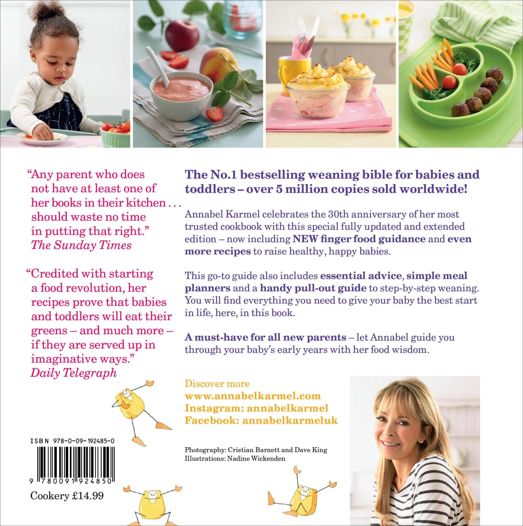 Rückseite: 9780091924850 | Annabel Karmel's New Complete Baby &amp; Toddler Meal Planner | Karmel
