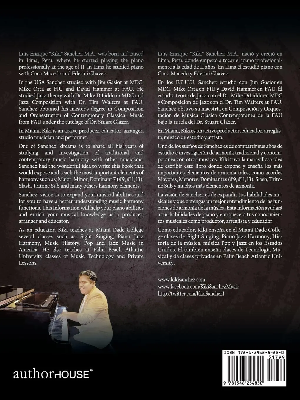 Rückseite: 9781546254850 | The Contemporary Music Harmony Book | Kiki Sanchez | Taschenbuch