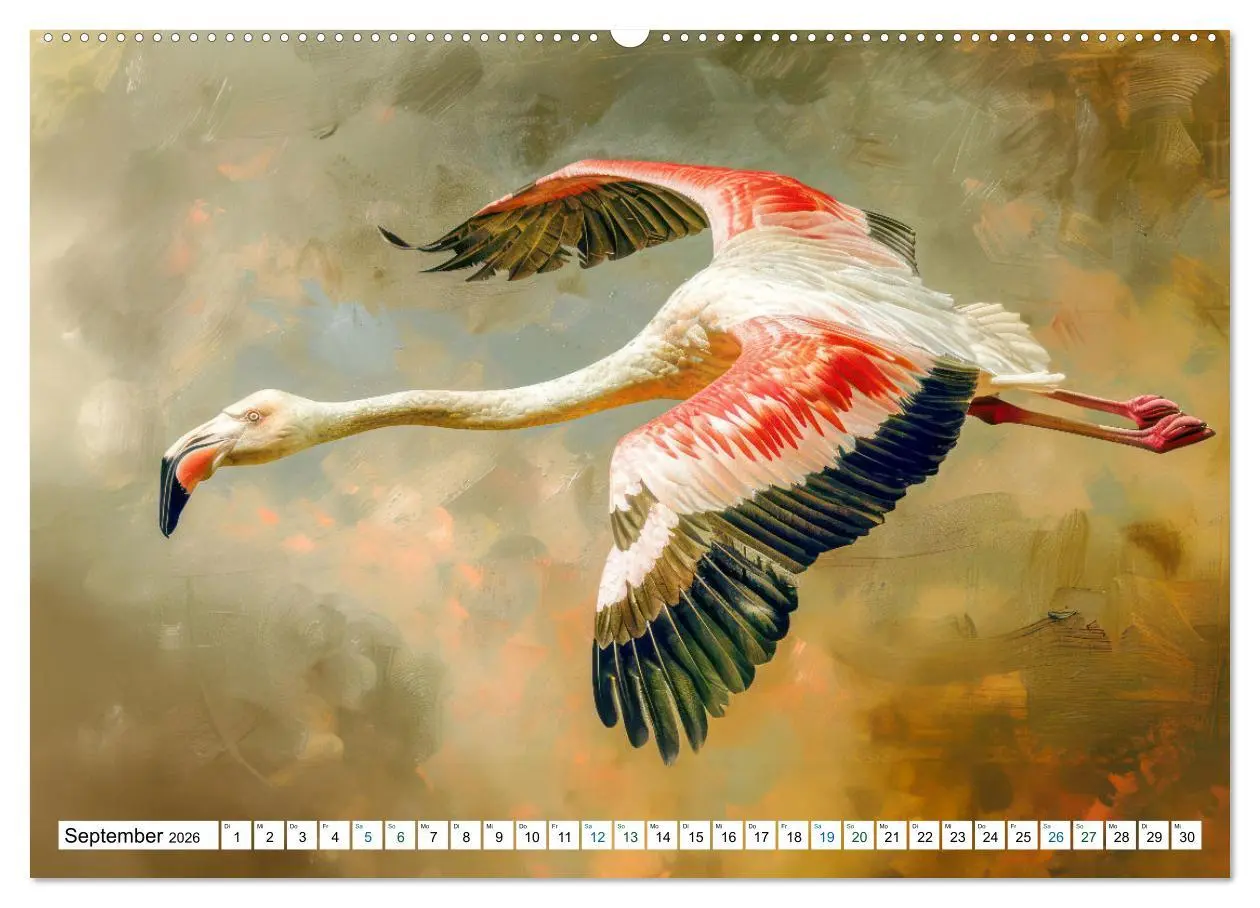 Bild: 9783457404850 | Ein Herz für Flamingos (hochwertiger Premium Wandkalender 2026 DIN...