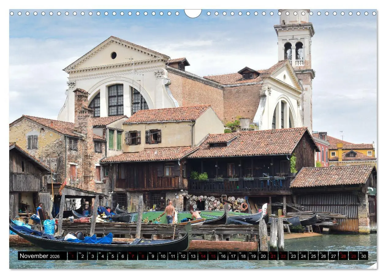 Bild: 9783457644850 | Venedig Impressionen (Wandkalender 2026 DIN A3 quer), CALVENDO...