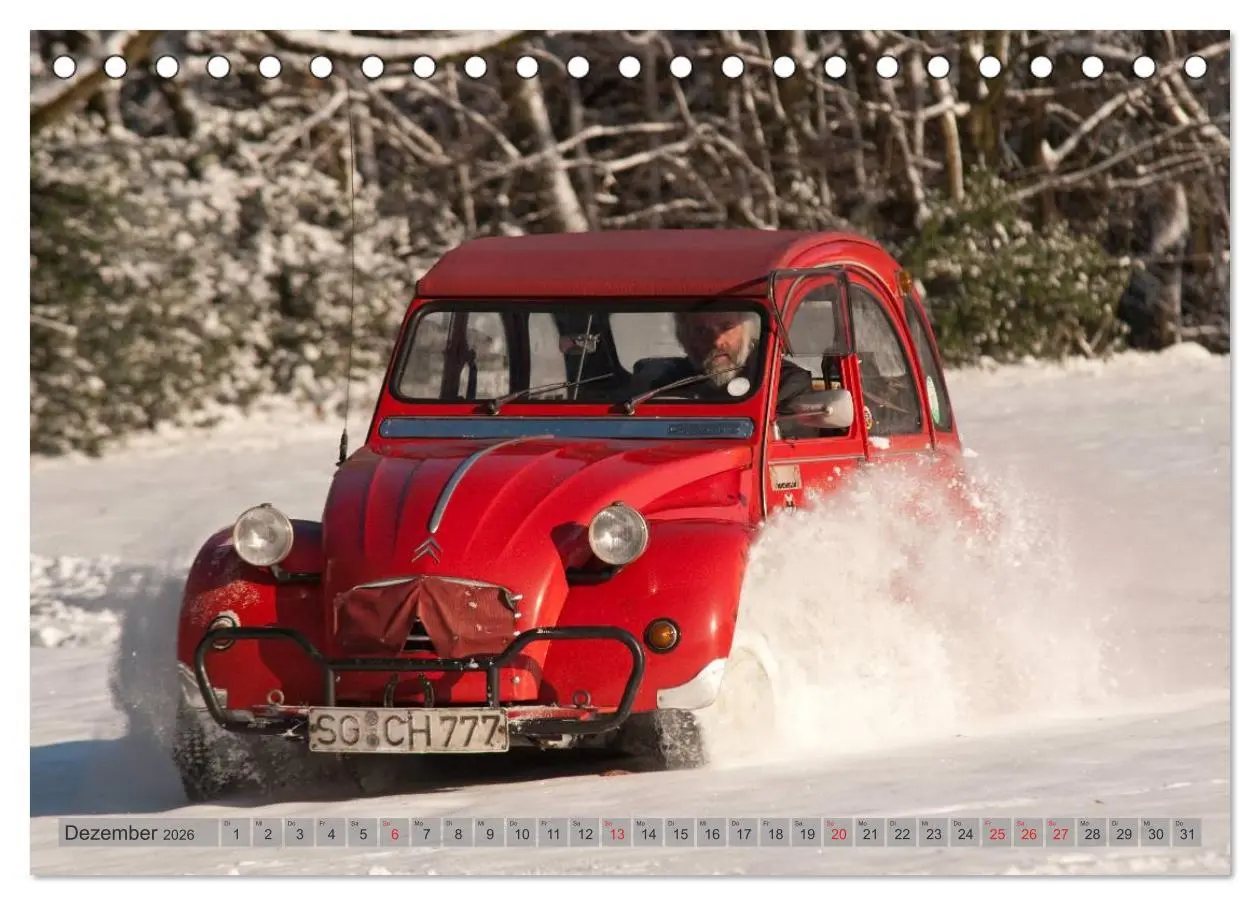 Bild: 9783516044850 | Kultauto Ente Citroën 2CV (Tischkalender 2026 DIN A5 quer),...