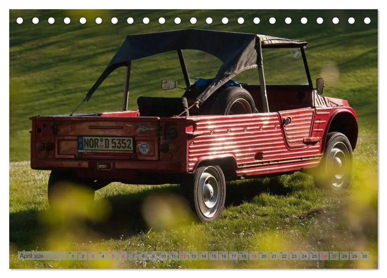 Bild: 9783516044850 | Kultauto Ente Citroën 2CV (Tischkalender 2026 DIN A5 quer),...