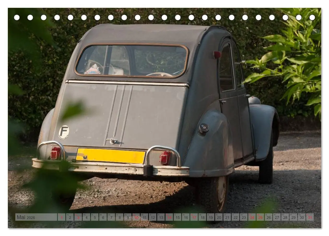 Bild: 9783516044850 | Kultauto Ente Citroën 2CV (Tischkalender 2026 DIN A5 quer),...
