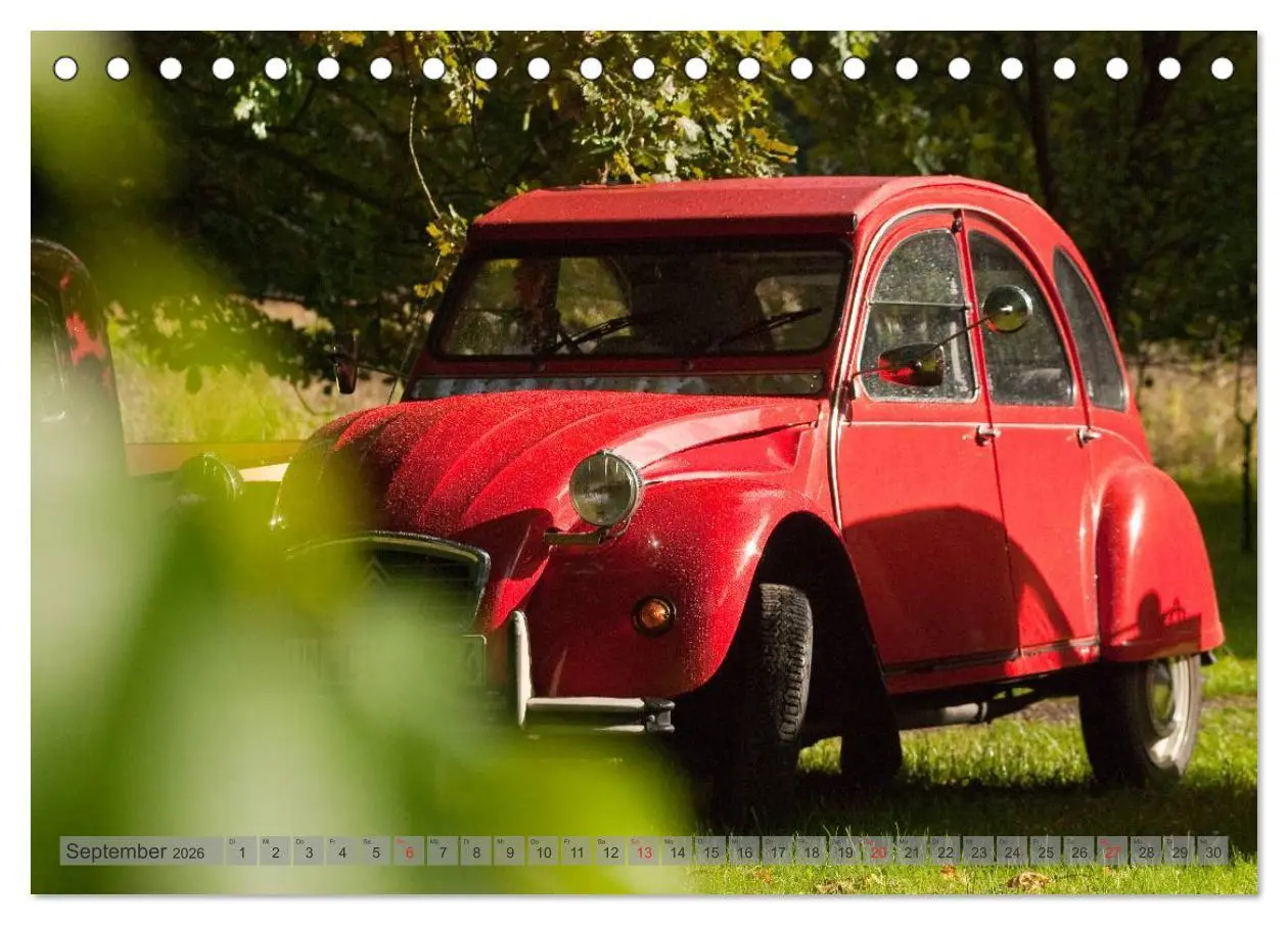 Bild: 9783516044850 | Kultauto Ente Citroën 2CV (Tischkalender 2026 DIN A5 quer),...