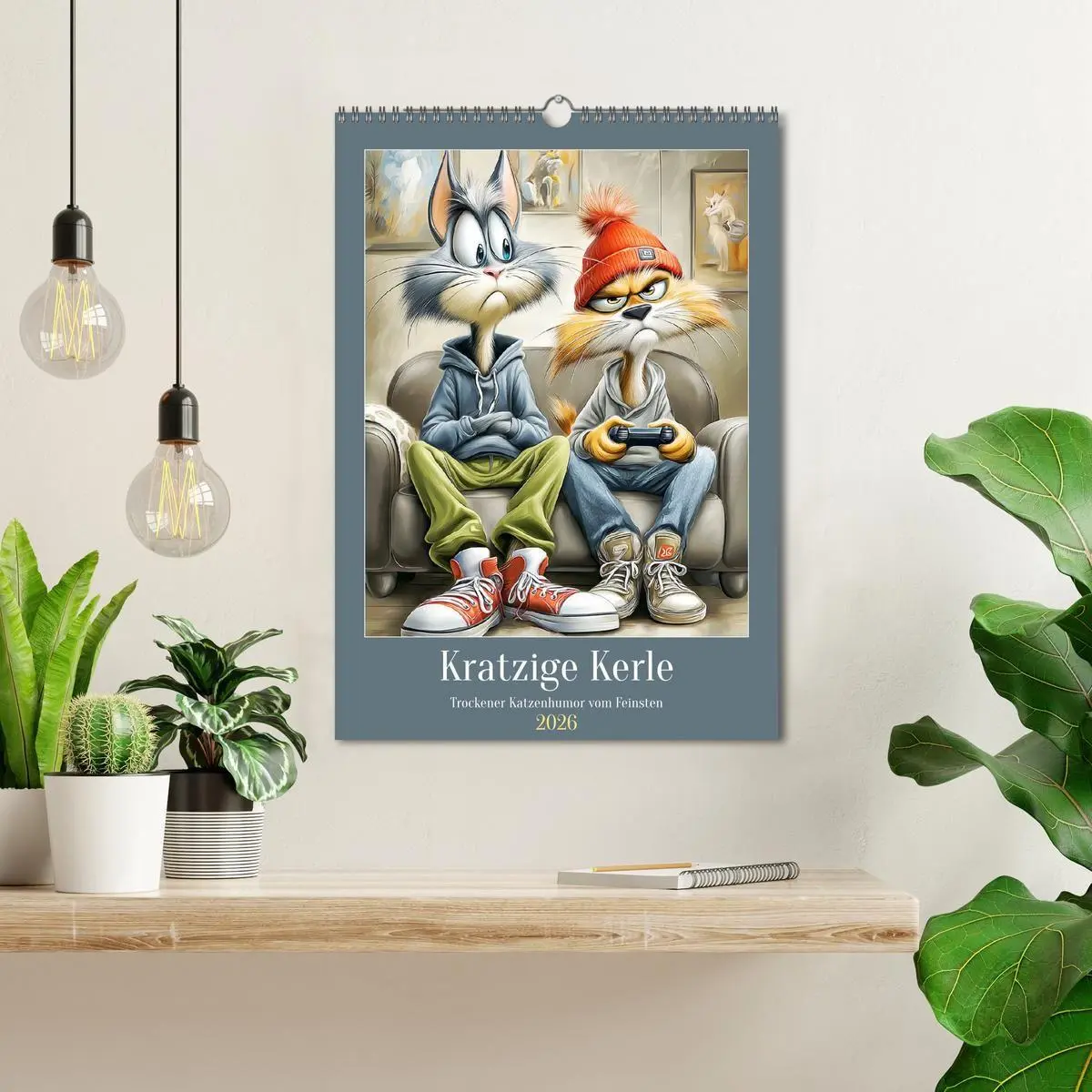 Bild: 9783516734850 | Kratzige Kerle. Trockener Katzenhumor vom Feinsten (Wandkalender...