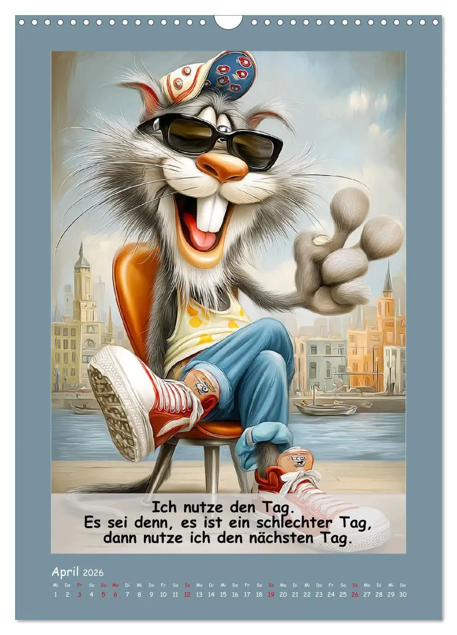 Bild: 9783516734850 | Kratzige Kerle. Trockener Katzenhumor vom Feinsten (Wandkalender...