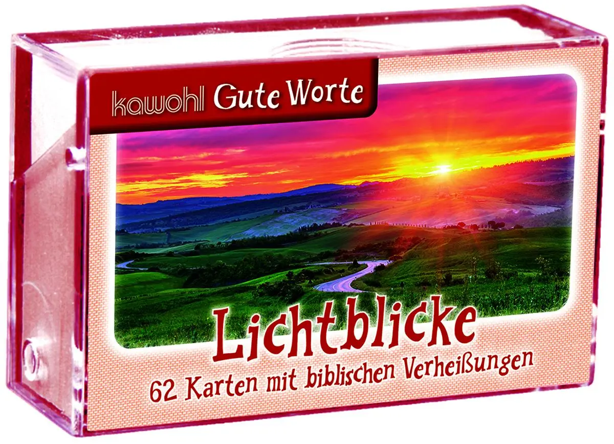 Cover: 4034905014950 | Lichtblicke | 62 Karten mit biblischen Verheißungen | Karte | Deutsch