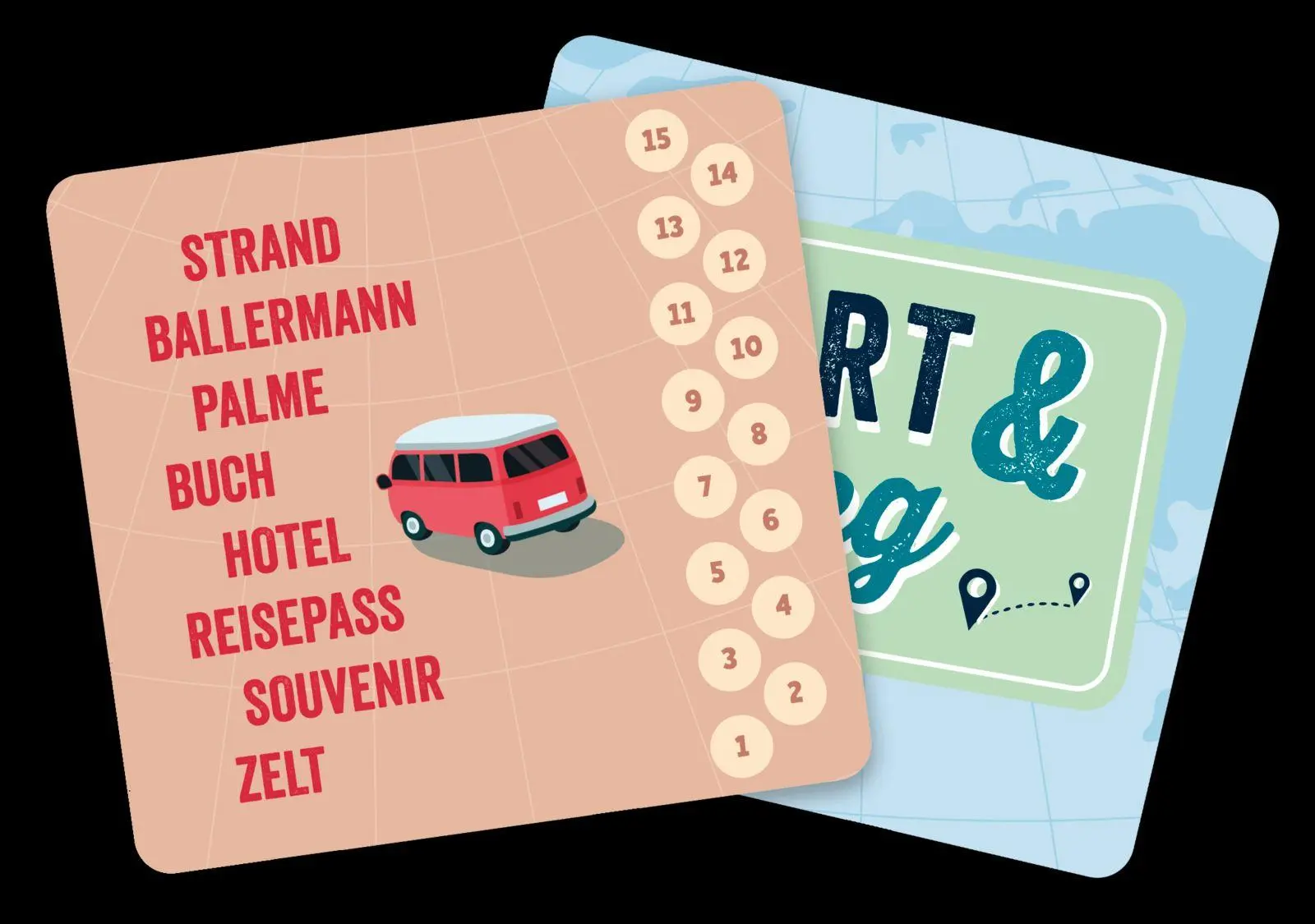 Bild: 4036442014950 | Wort &amp; weg | Groh Verlag | Spiel | Geschenkideen für Reisefans | 26 S.