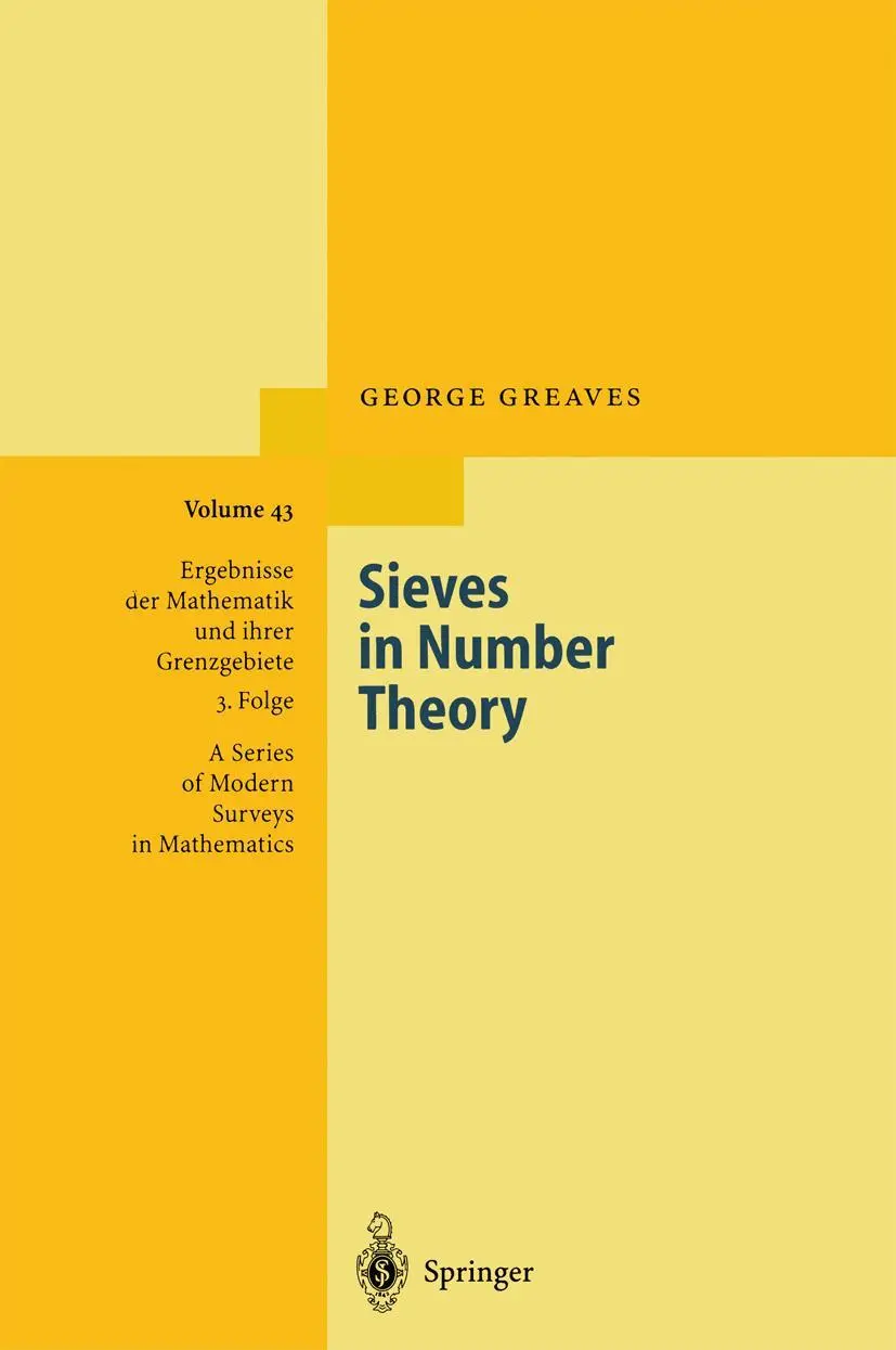Cover: 9783642074950 | Sieves in Number Theory | George Greaves | Taschenbuch | xii | 2010