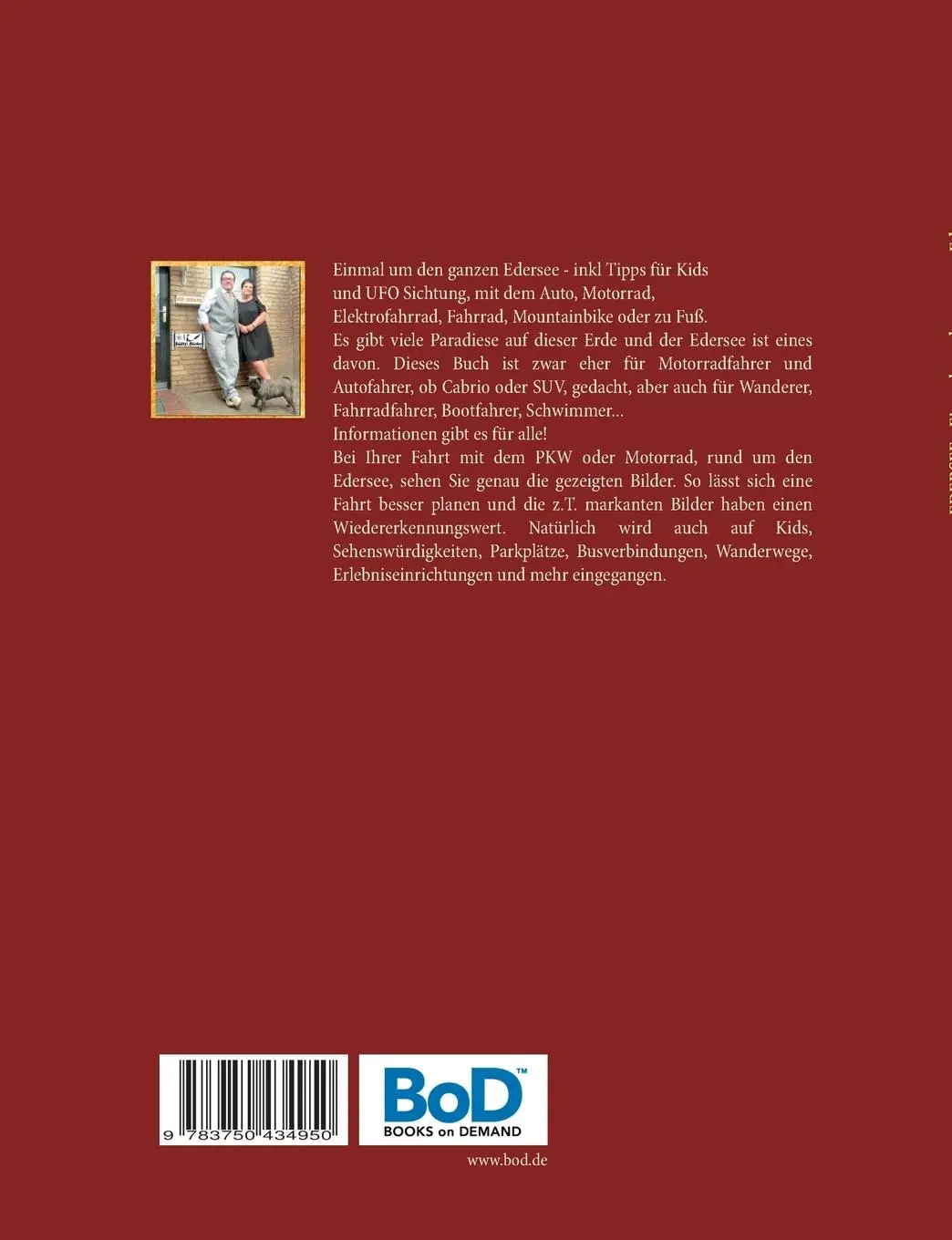 Rückseite: 9783750434950 | EDERSEE - Einmal um den ganzen Edersee - inkl. Tipps für Kids und...