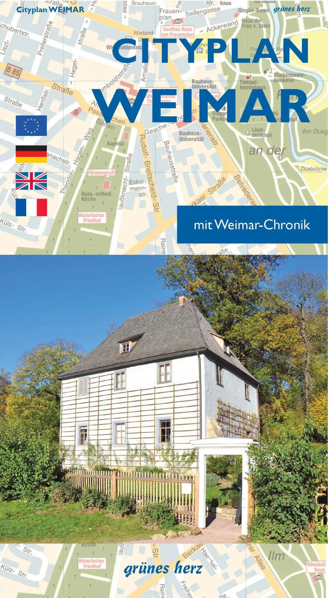 Cover: 9783866364950 | Cityplan Weimar | (Land-)Karte | Stadt- und Ortspläne | Deutsch | 2025