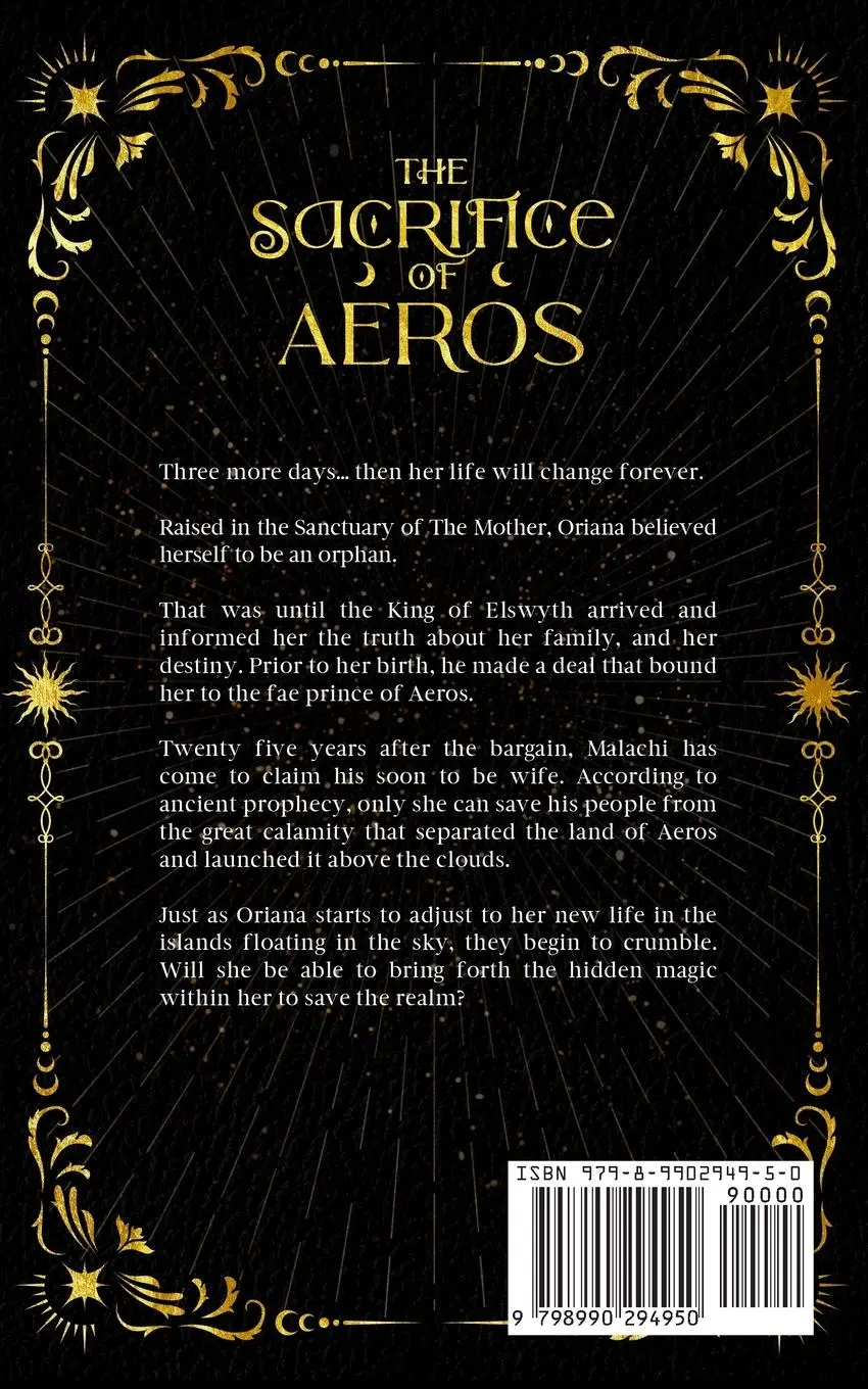 Rückseite: 9798990294950 | The Sacrifice of Aeros | Willow Asteria | Taschenbuch | Englisch