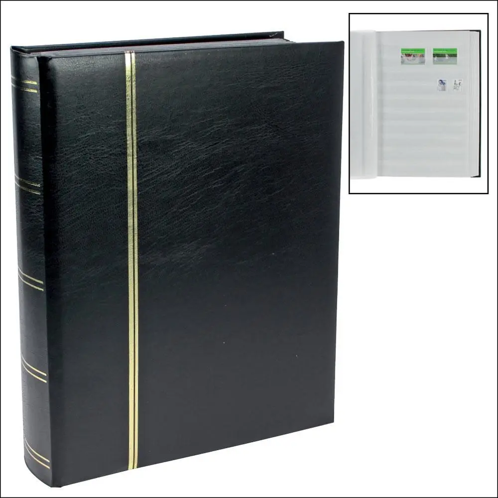Cover: 4025473015050 | Briefmarkensammelalbum, schwarzer Einband | 64 Seiten weiß | Buch