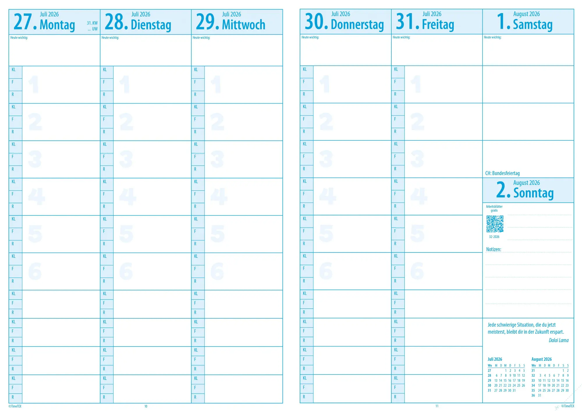Bild: 4055218105050 | Universal-Schulplaner A5-Plus 2026/2027 | Buch | 198 S. | Deutsch