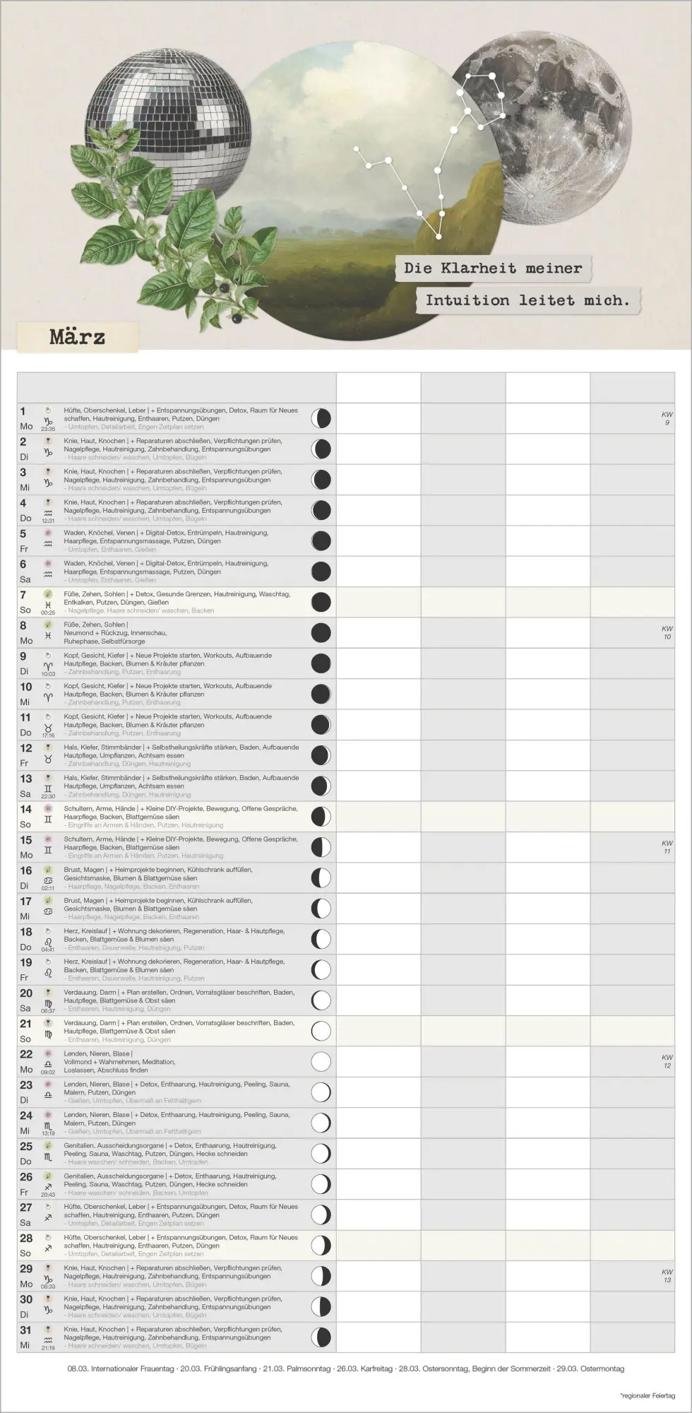 Bild: 4069095015050 | Einfach mit dem Mond 2027 | Neumann Verlage GmbH &amp; Co KG | Kalender