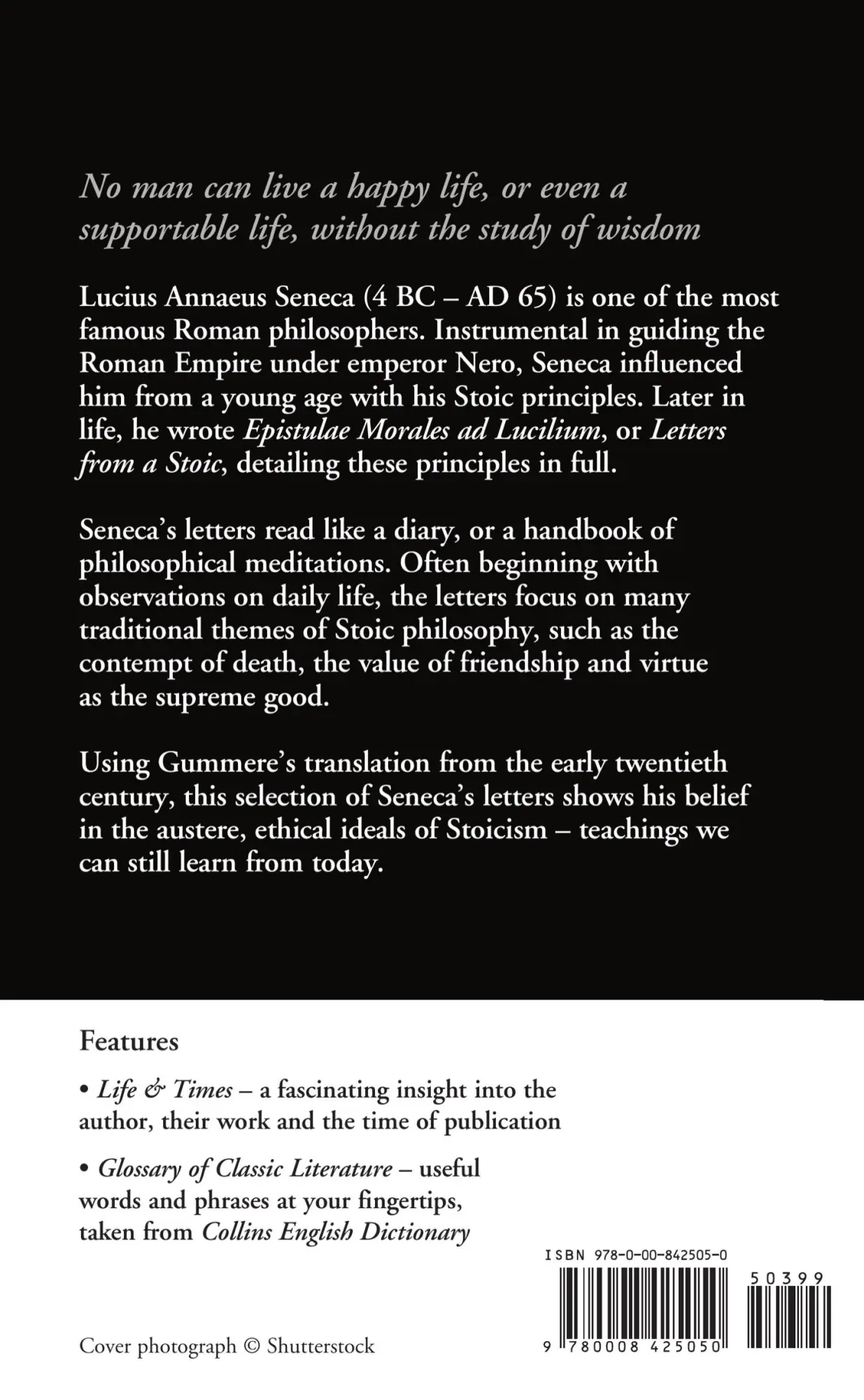 Rückseite: 9780008425050 | Letters from a Stoic | Lucius Seneca | Taschenbuch | Collins Classics