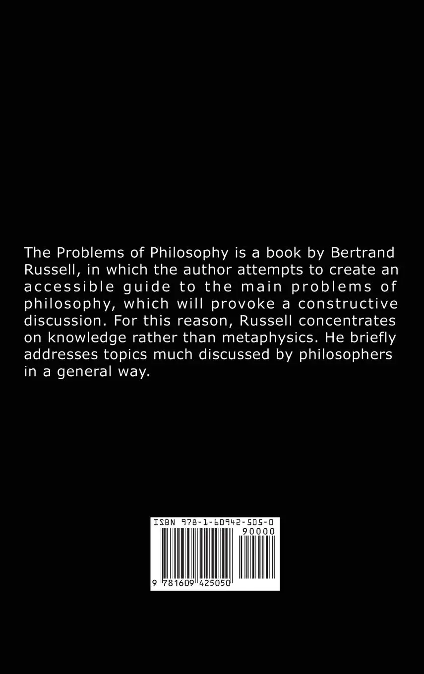 Rückseite: 9781609425050 | Problems of Philosophy | Bertrand Russell | Buch | Gebunden | Englisch