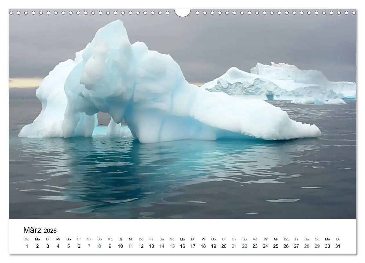 Bild: 9783516235050 | Antarktis (Wandkalender 2026 DIN A3 quer), CALVENDO Monatskalender