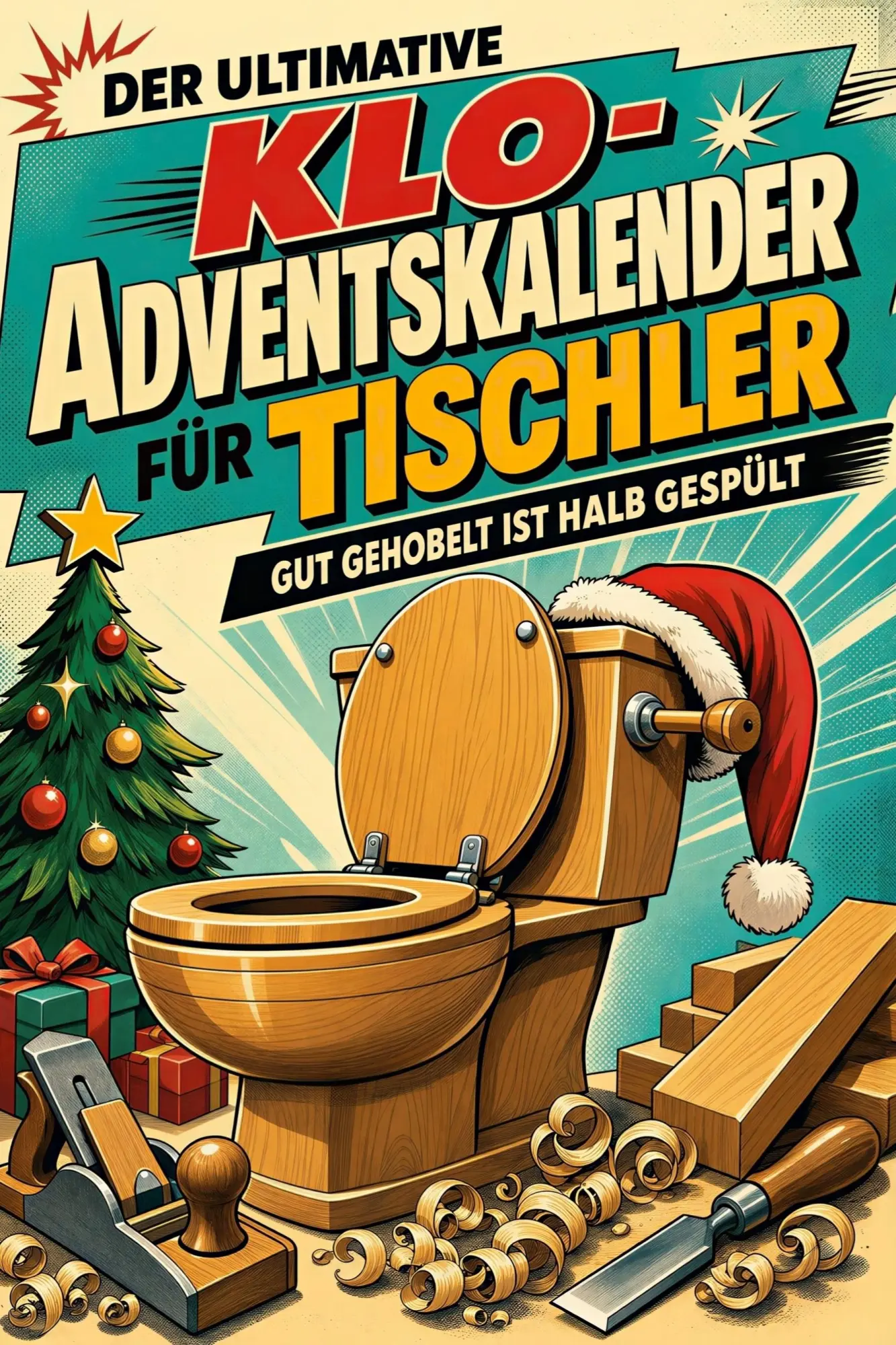 Cover: 9783696115050 | Der ultimative Klo-Adventskalender für Tischler | Jonah Bauer | Buch