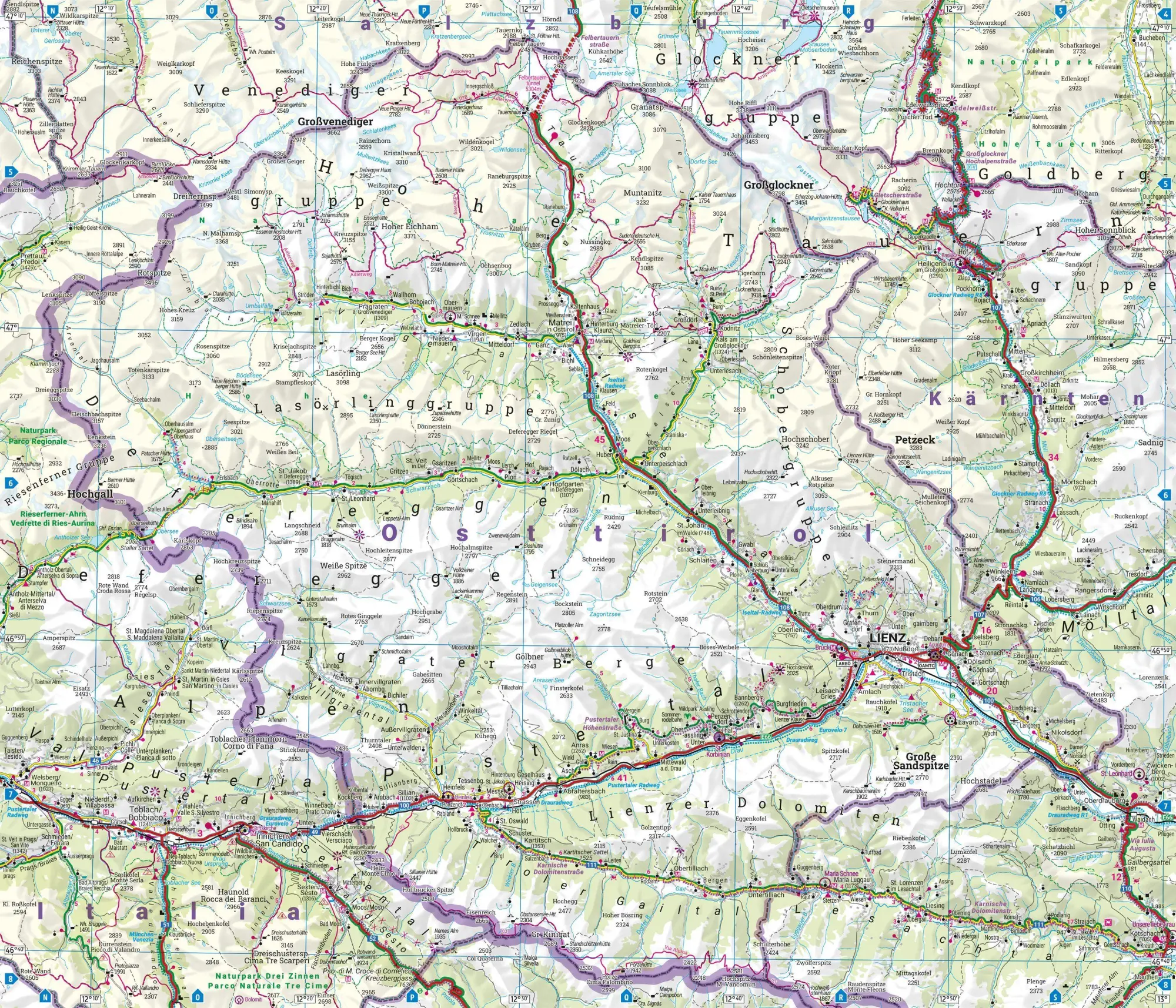 Bild: 9783707925050 | freytag &amp; berndt Straßenkarte Tirol 1:150.000 | Freytag &amp; Berndt