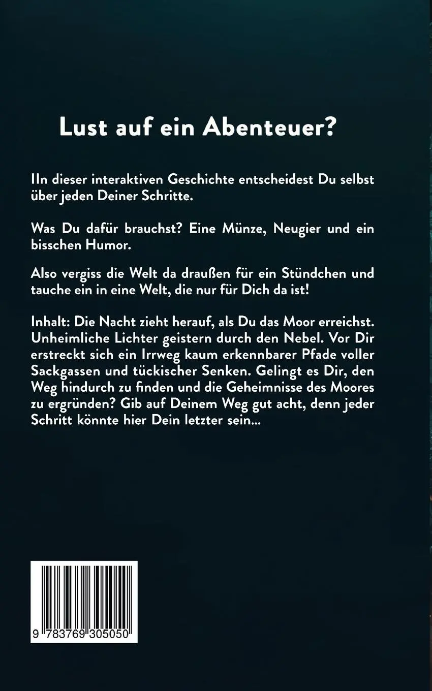 Rückseite: 9783769305050 | Das Moor | Fantasy Spielbuch | Kat van Casteren | Taschenbuch | 104 S.
