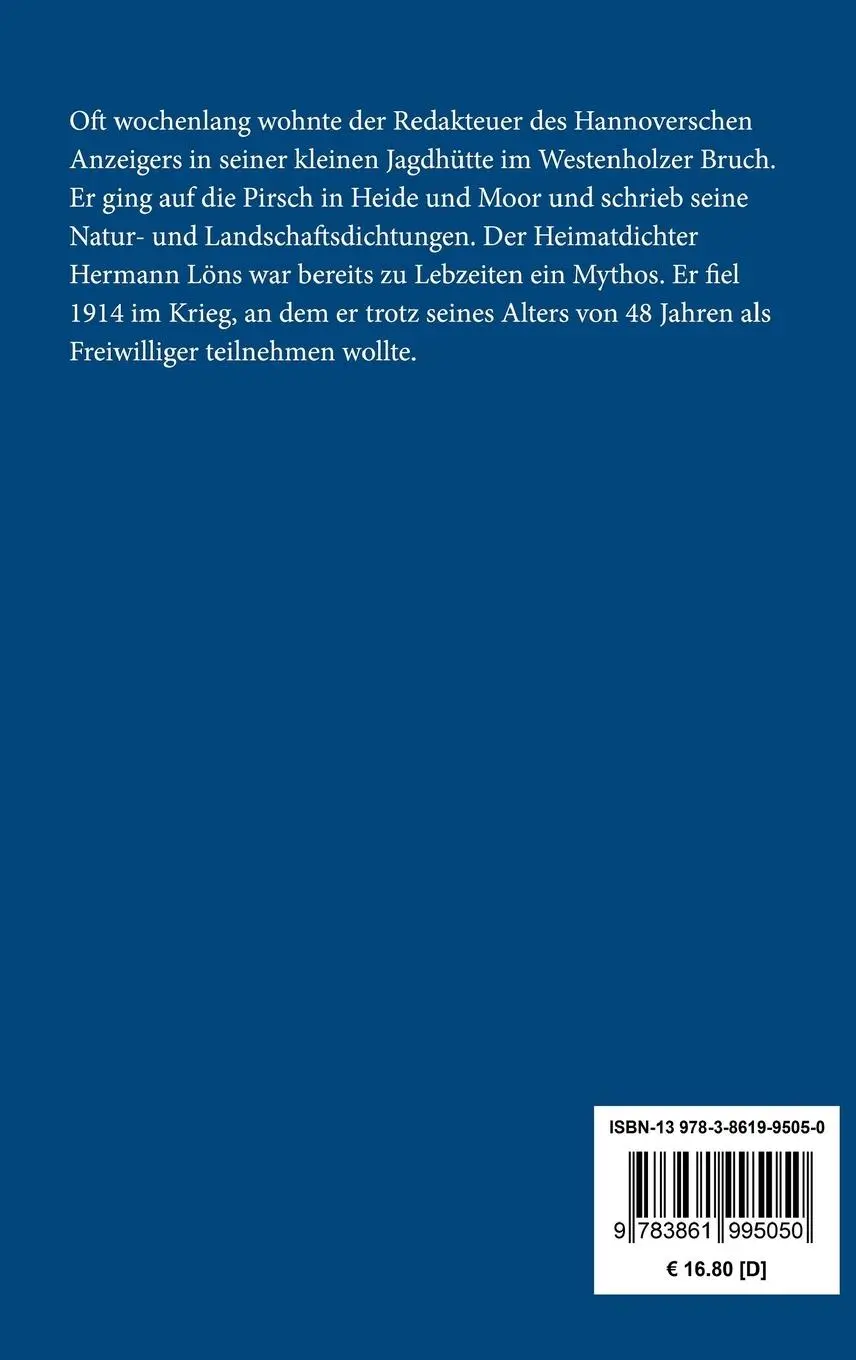 Rückseite: 9783861995050 | Mein buntes Buch | Naturschilderungen | Hermann Löns | Buch | 92 S.