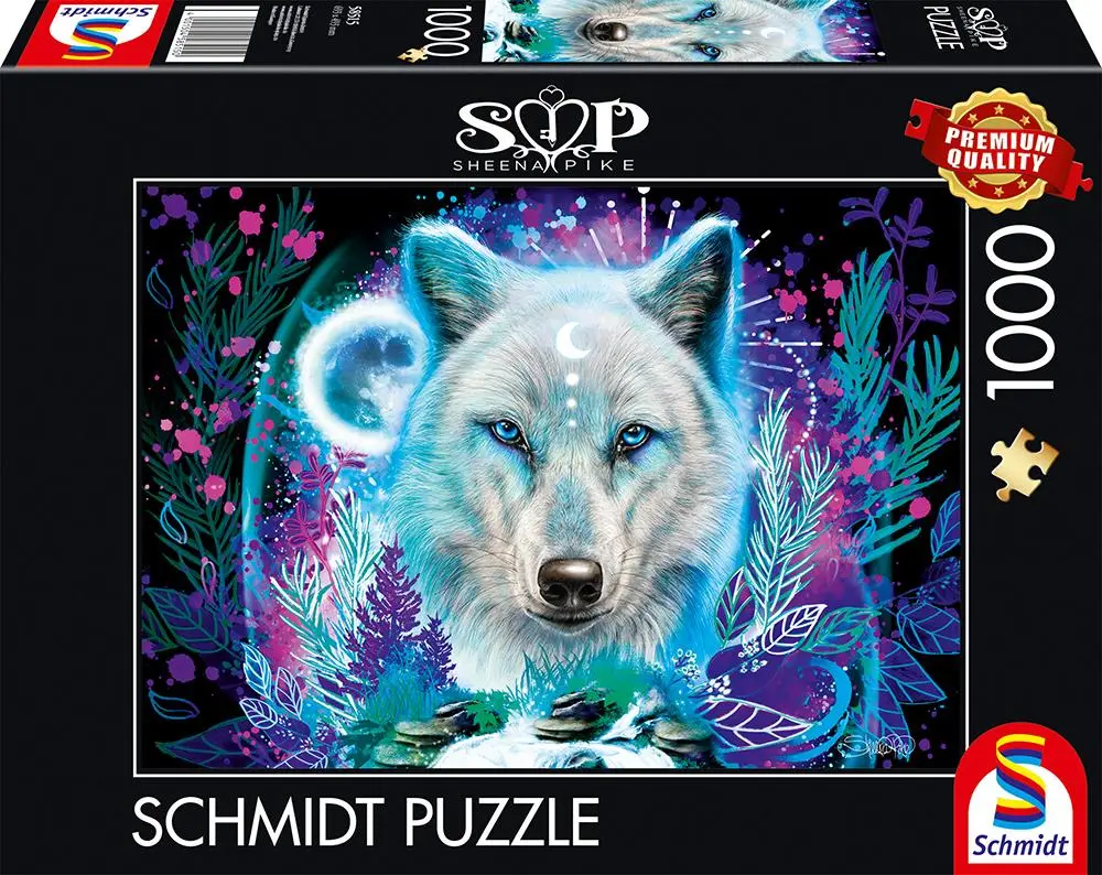 Cover: 4001504585150 | Neon Arktis-Wolf | Puzzle Sheena Pike 1.000 Teile | Spiel | 58515