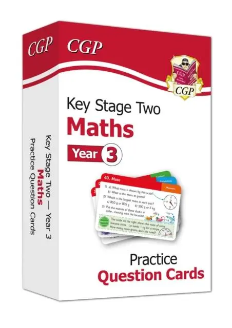 Cover: 9781789085150 | KS2 Maths Year 3 Practice Question Cards | Cgp Books | Buch | Gebunden