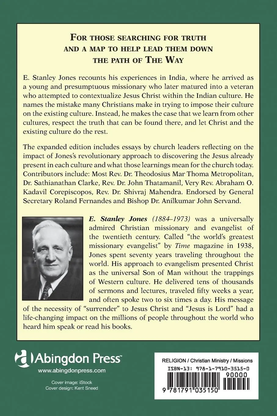Rückseite: 9781791035150 | The Christ of the Indian Road Expanded Edition | E Stanley Jones