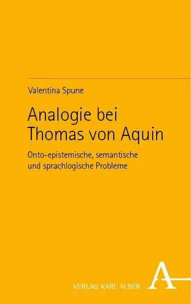 Cover: 9783495995150 | Analogie bei Thomas von Aquin | Valentina Spune | Taschenbuch | 496 S.