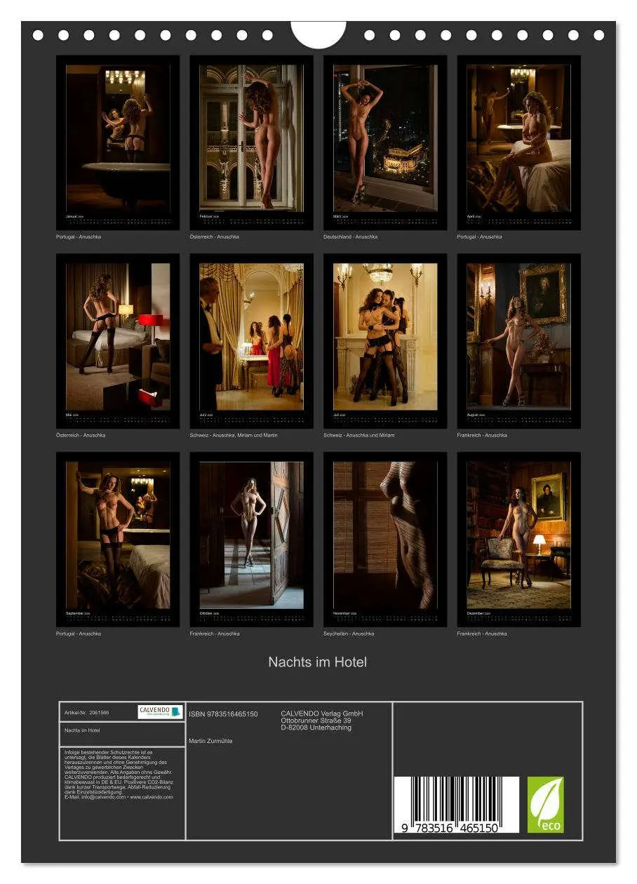 Bild: 9783516465150 | Nachts im Hotel (Wandkalender 2026 DIN A4 hoch), CALVENDO...