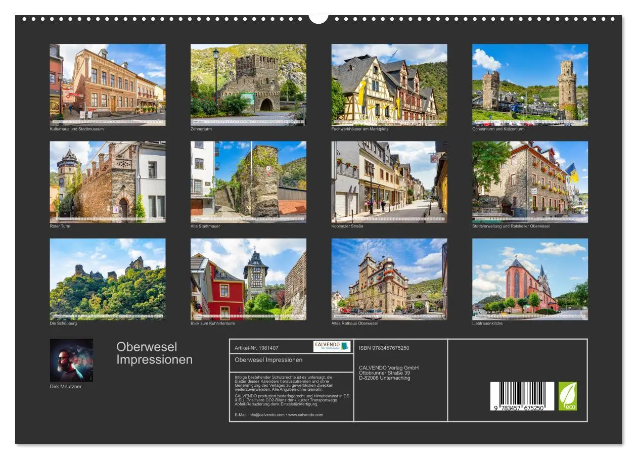 Bild: 9783457675250 | Oberwesel Impressionen (hochwertiger Premium Wandkalender 2026 DIN...