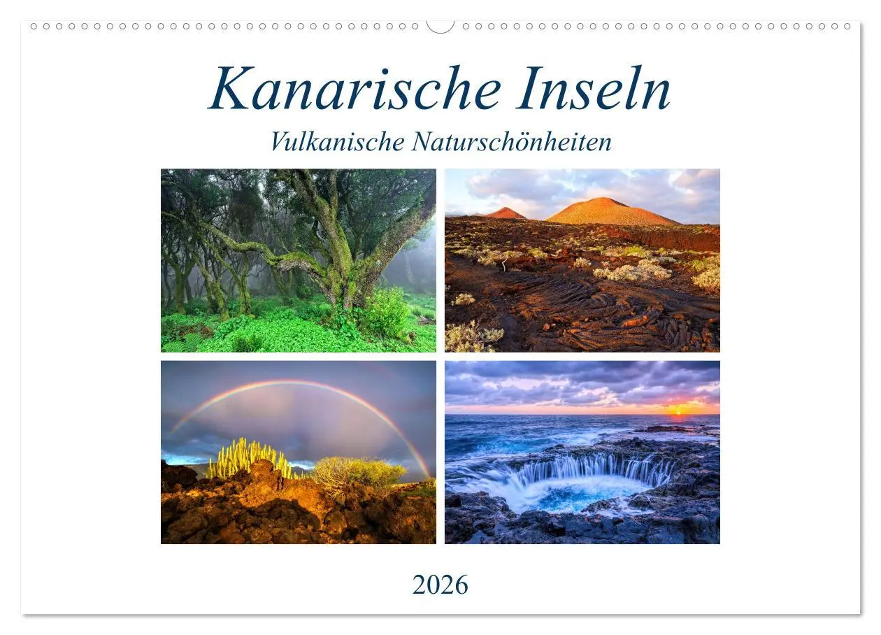 Cover: 9783457815250 | Kanarische Inseln - Vulkanische Naturschönheiten (Wandkalender 2026...