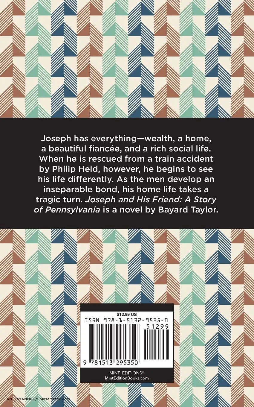 Rückseite: 9781513295350 | Joseph and His Friend | A Story of Pennslyvania | Bayard Taylor | Buch