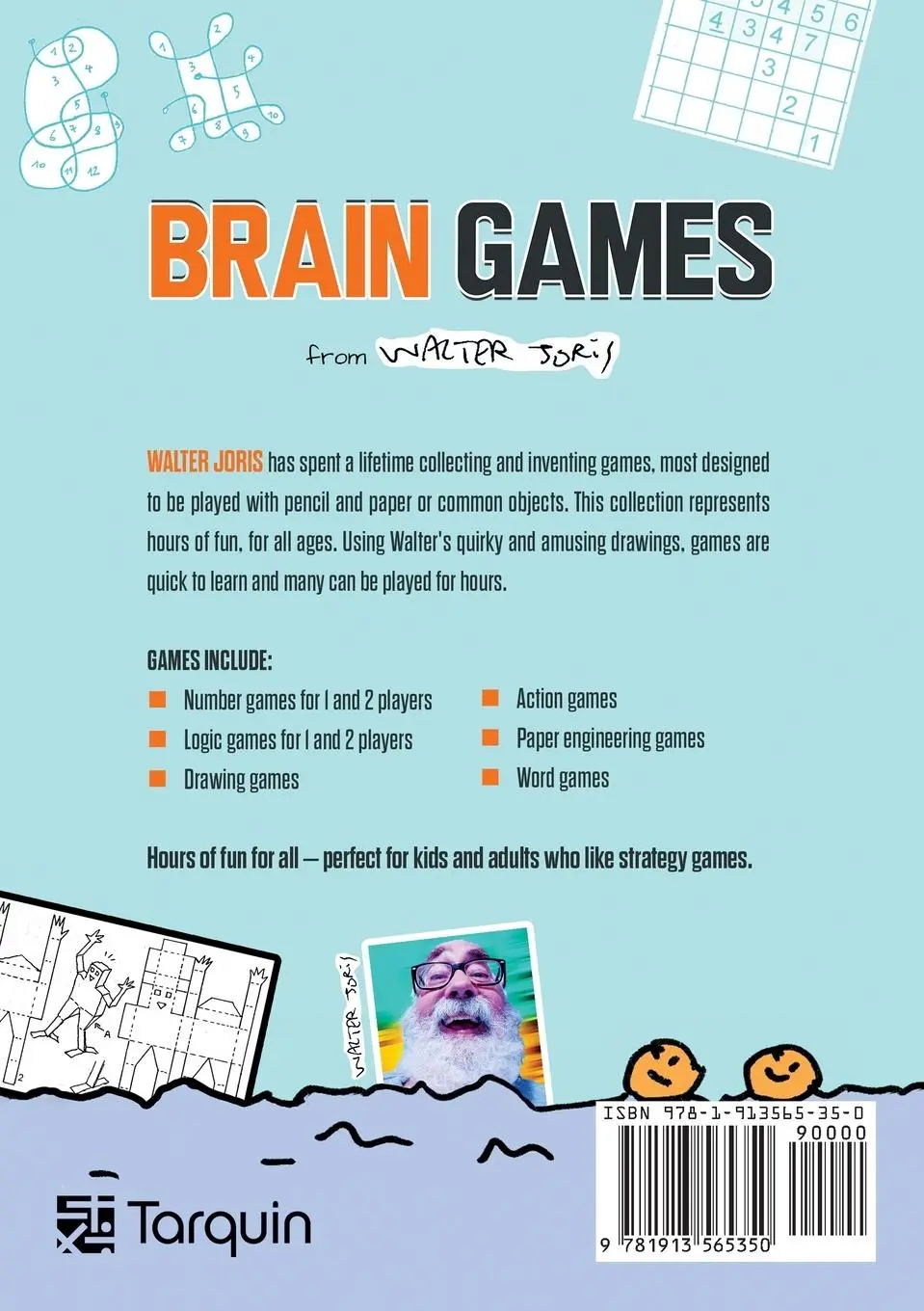 Rückseite: 9781913565350 | Brain Games from Walter Joris | Walter Joris | Taschenbuch | Englisch