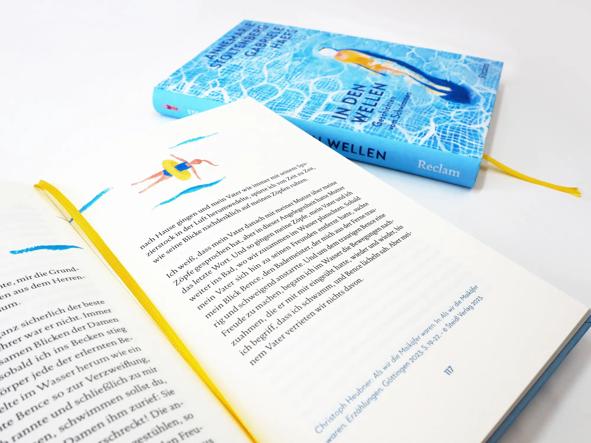 Bild: 9783150115350 | In den Wellen | Geschichten vom Schwimmen | Stoltenberg (u. a.) | Buch