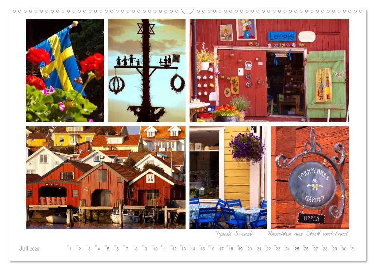 Bild: 9783516205350 | Sehnsucht Schweden - Sverige (Wandkalender 2026 DIN A2 quer),...