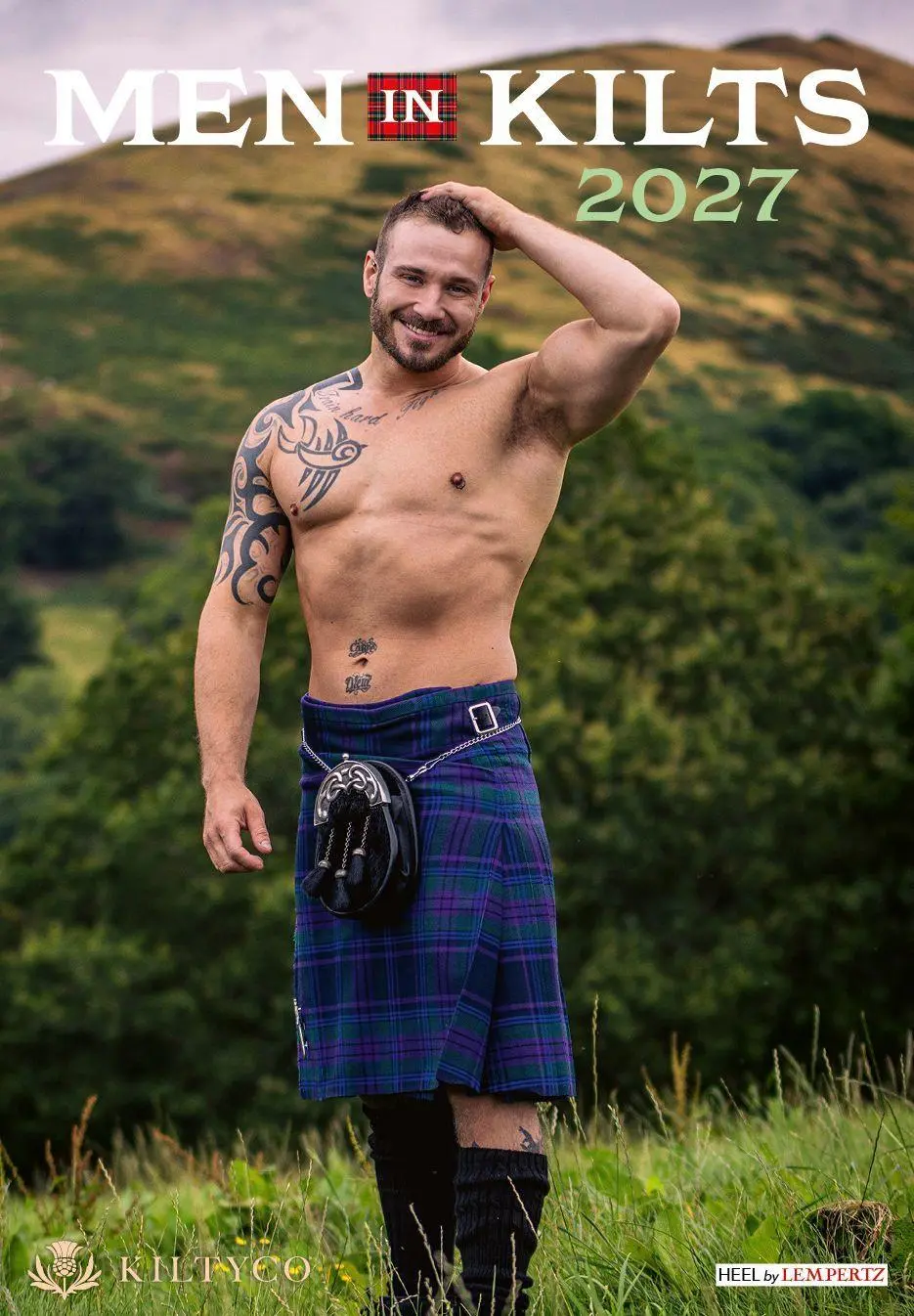 Cover: 9783960585350 | Men in Kilts Kalender 2027 | Schottlands stärkste Kerle | Kalender