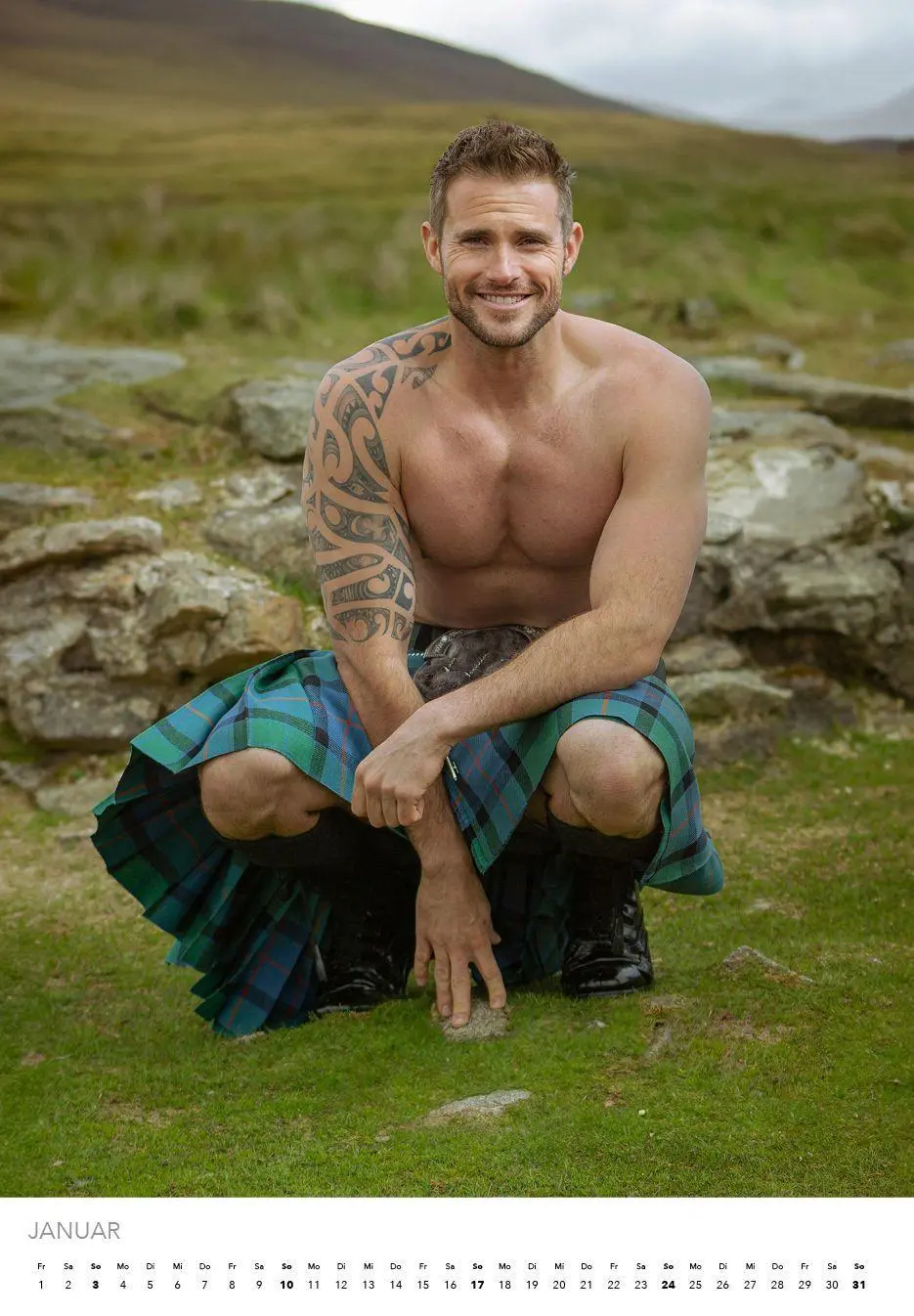 Bild: 9783960585350 | Men in Kilts Kalender 2027 | Schottlands stärkste Kerle | Kalender