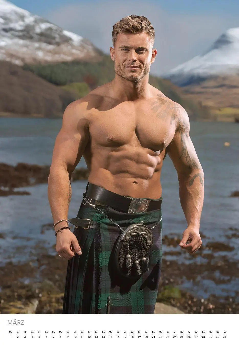 Bild: 9783960585350 | Men in Kilts Kalender 2027 | Schottlands stärkste Kerle | Kalender