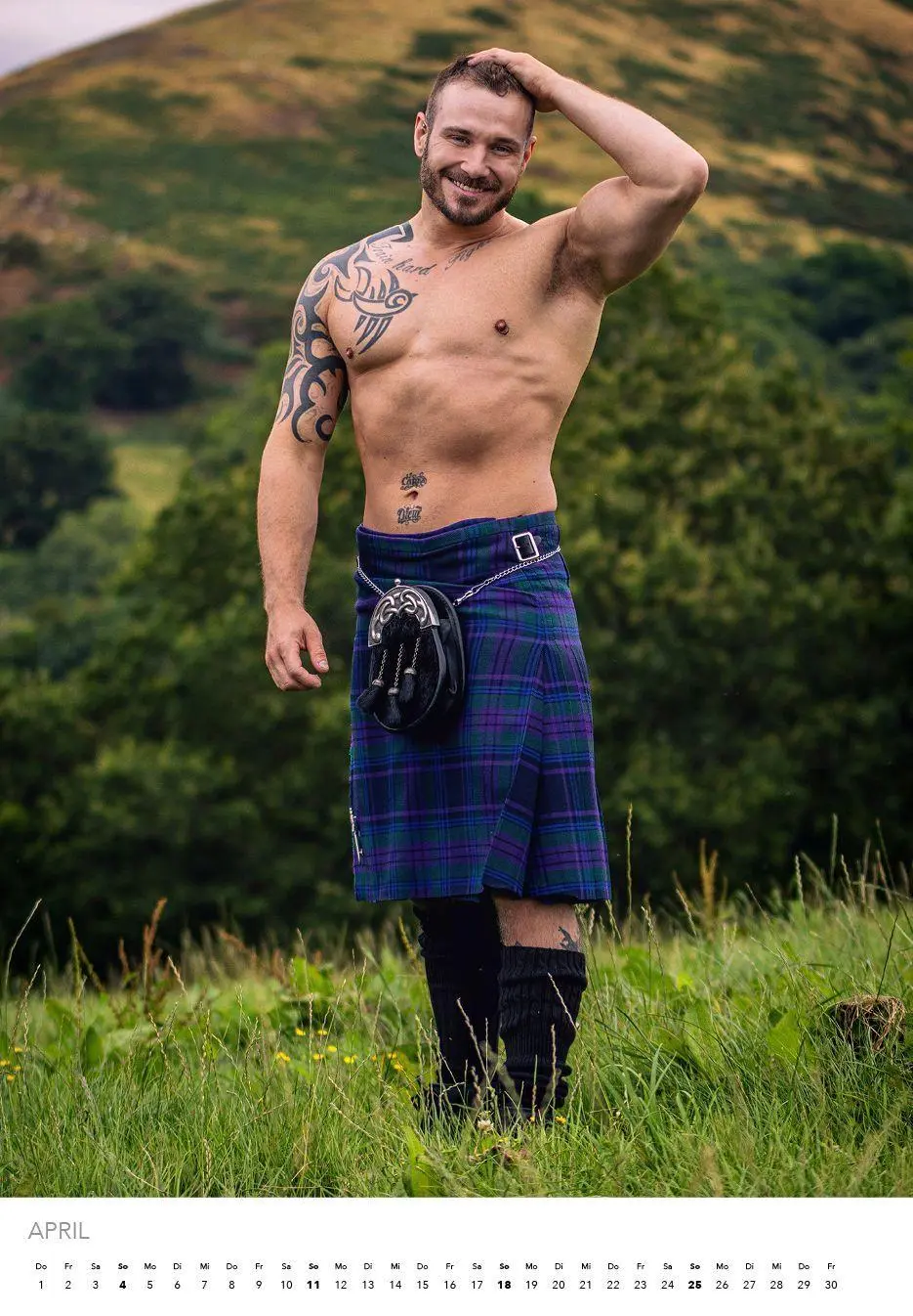Bild: 9783960585350 | Men in Kilts Kalender 2027 | Schottlands stärkste Kerle | Kalender