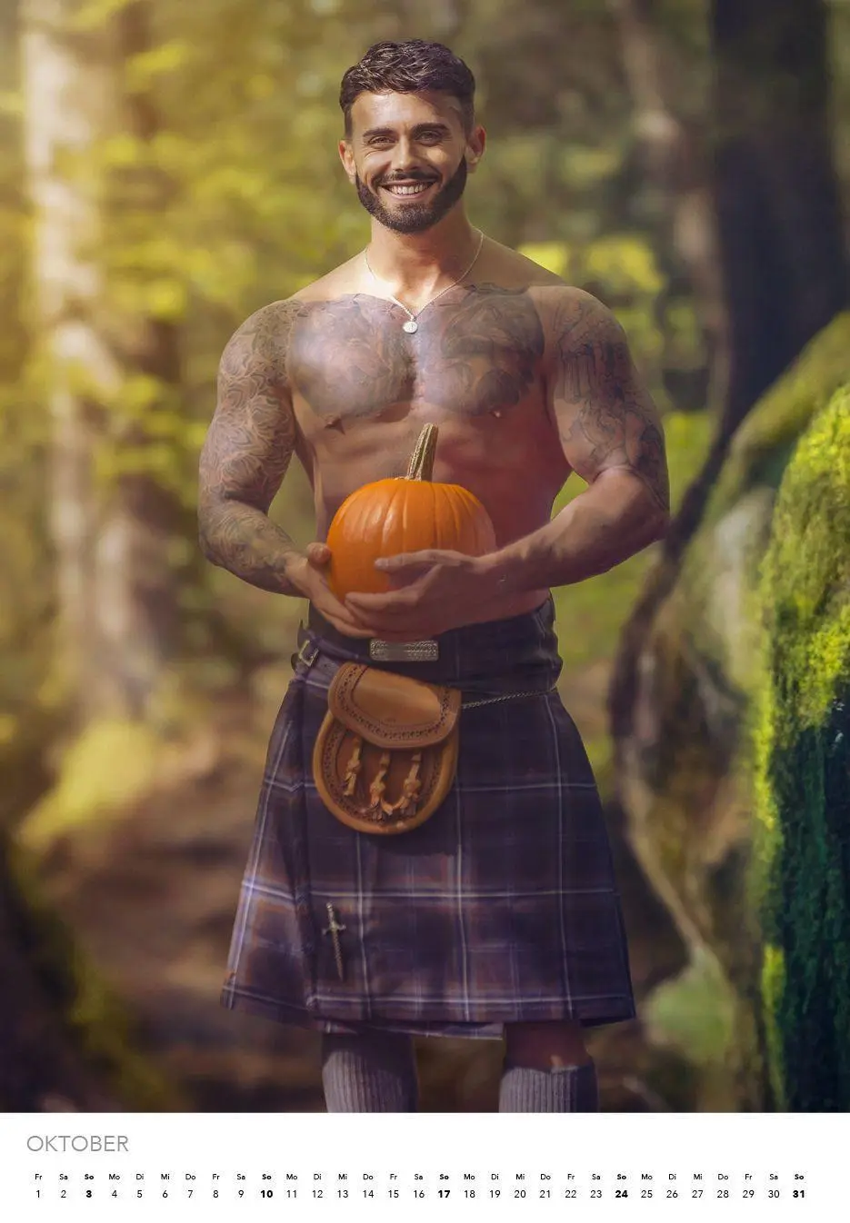 Bild: 9783960585350 | Men in Kilts Kalender 2027 | Schottlands stärkste Kerle | Kalender