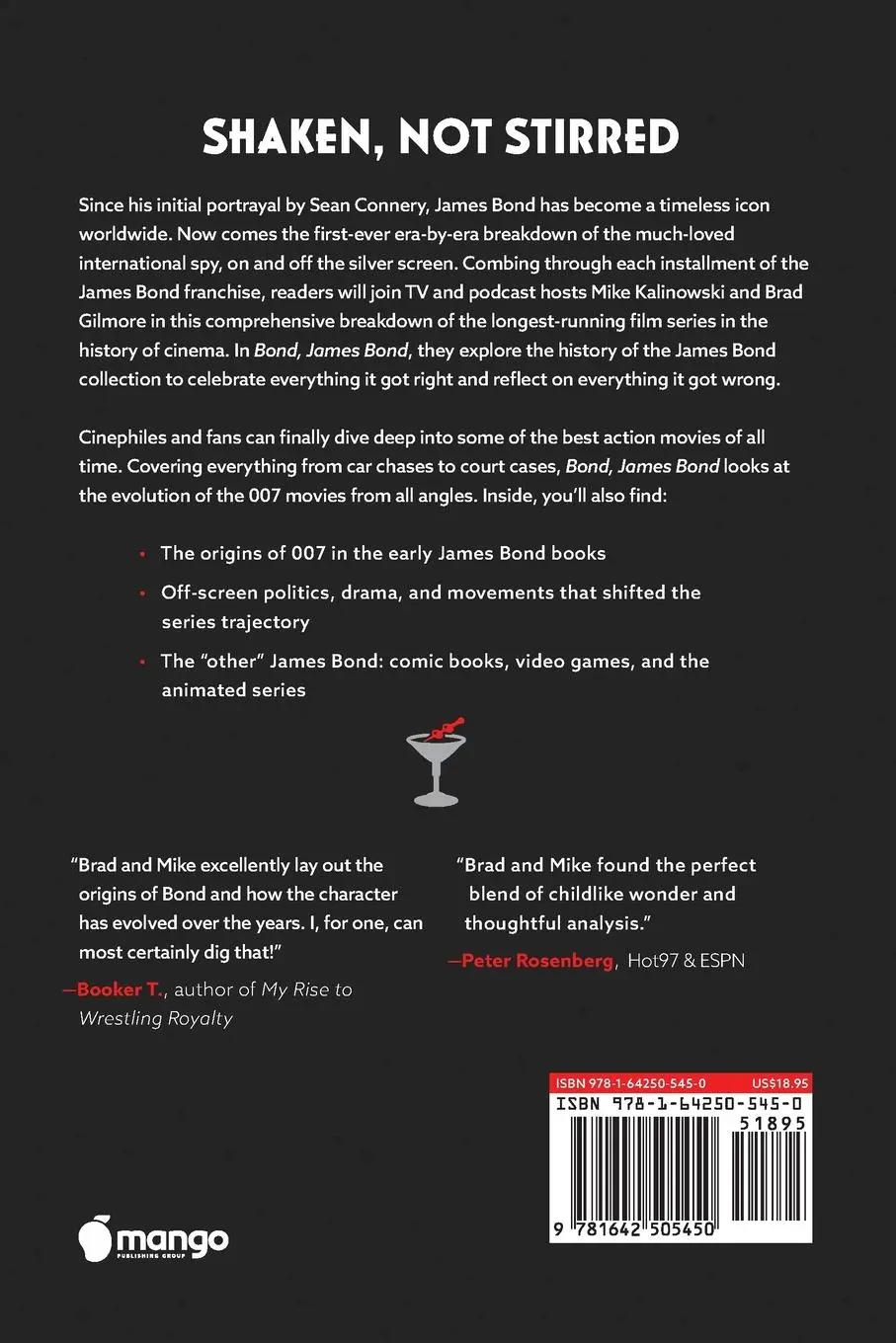 Rückseite: 9781642505450 | Bond, James Bond | Brad Gilmore (u. a.) | Taschenbuch | Englisch