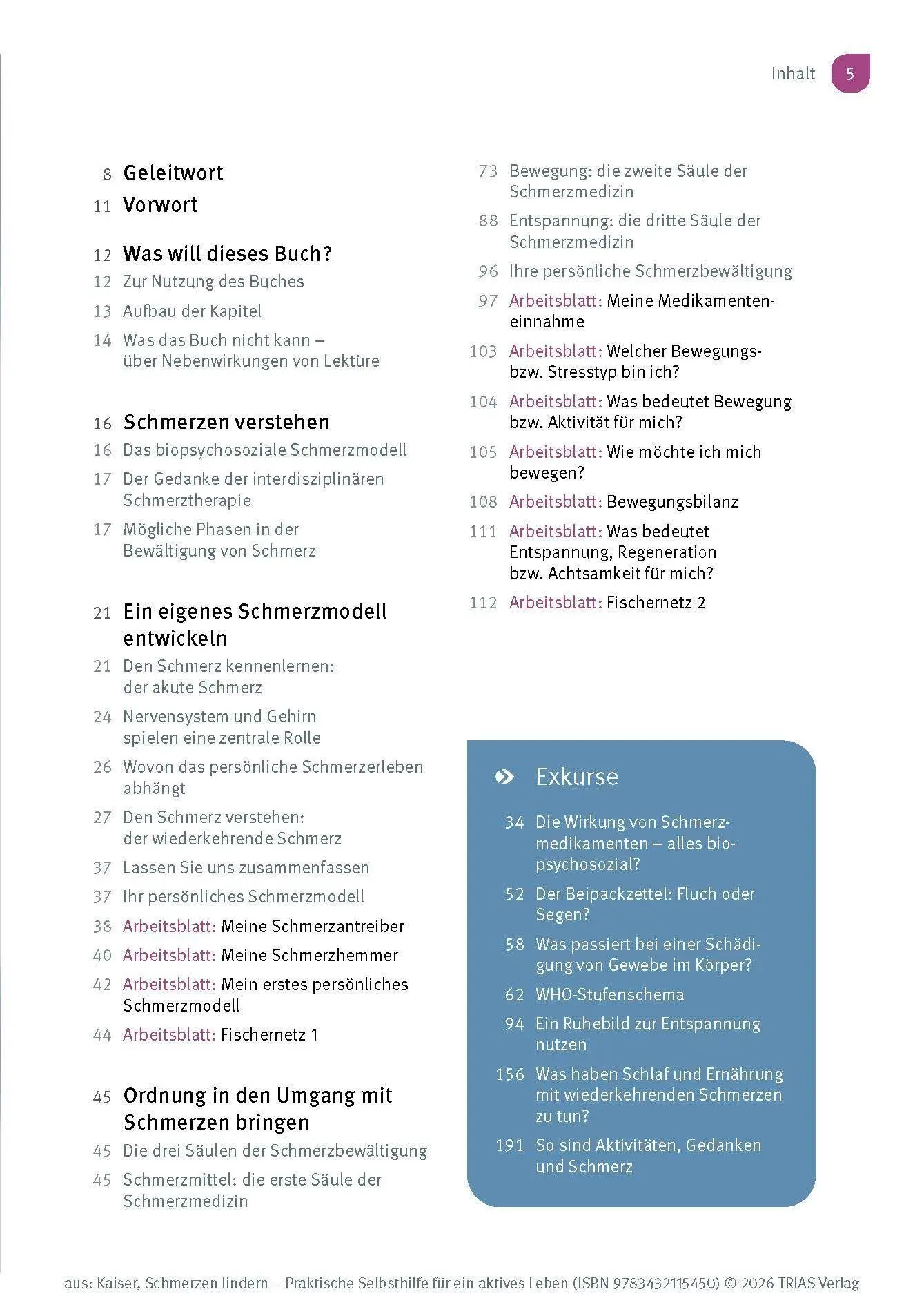 Bild: 9783432115450 | Schmerzen lindern - Praktische Selbsthilfe für ein aktives Leben