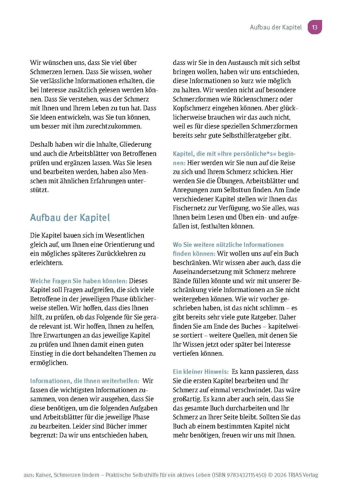 Bild: 9783432115450 | Schmerzen lindern - Praktische Selbsthilfe für ein aktives Leben