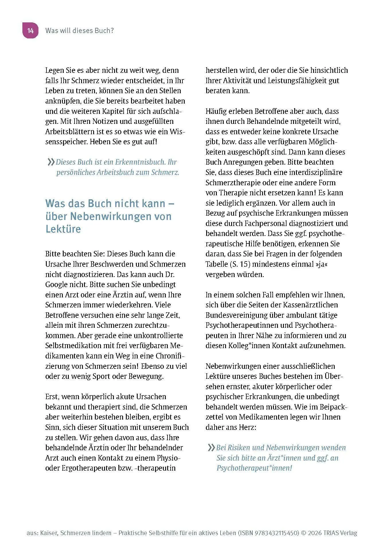 Bild: 9783432115450 | Schmerzen lindern - Praktische Selbsthilfe für ein aktives Leben
